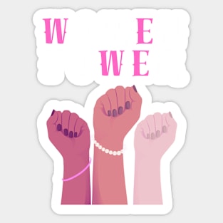 WOMEN HISTORY MONTH - WOMEN POWER Sticker